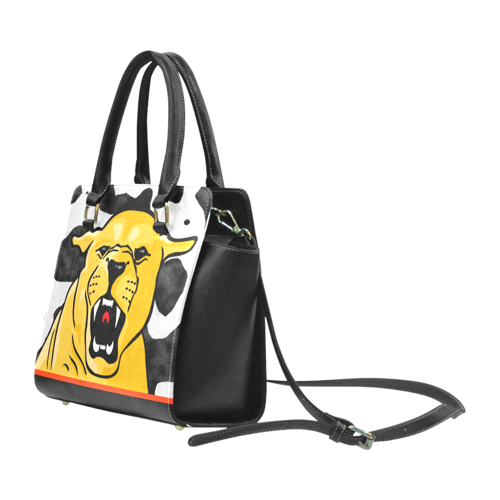 Roaring Cougar VAS2 Rivet Shoulder Handbag (Model 1645)