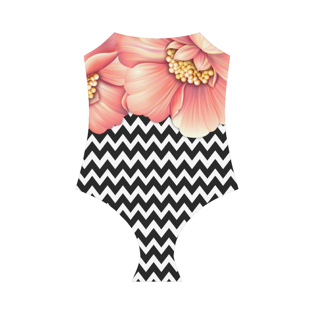 flower power Strap Swimsuit ( Model S05)