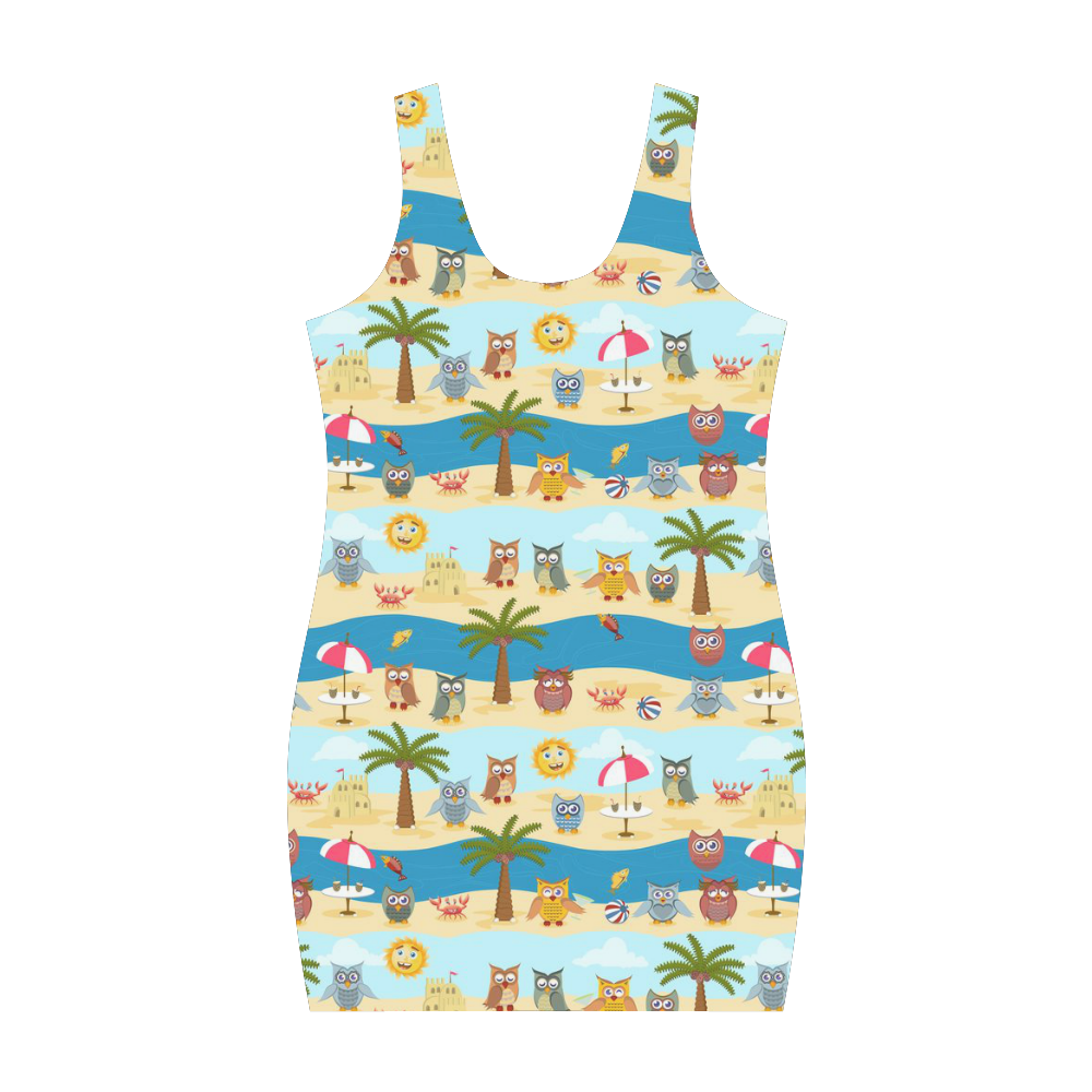 summer owls Medea Vest Dress (Model D06)