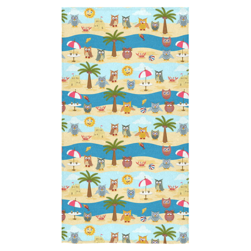 summer owls Bath Towel 30"x56"