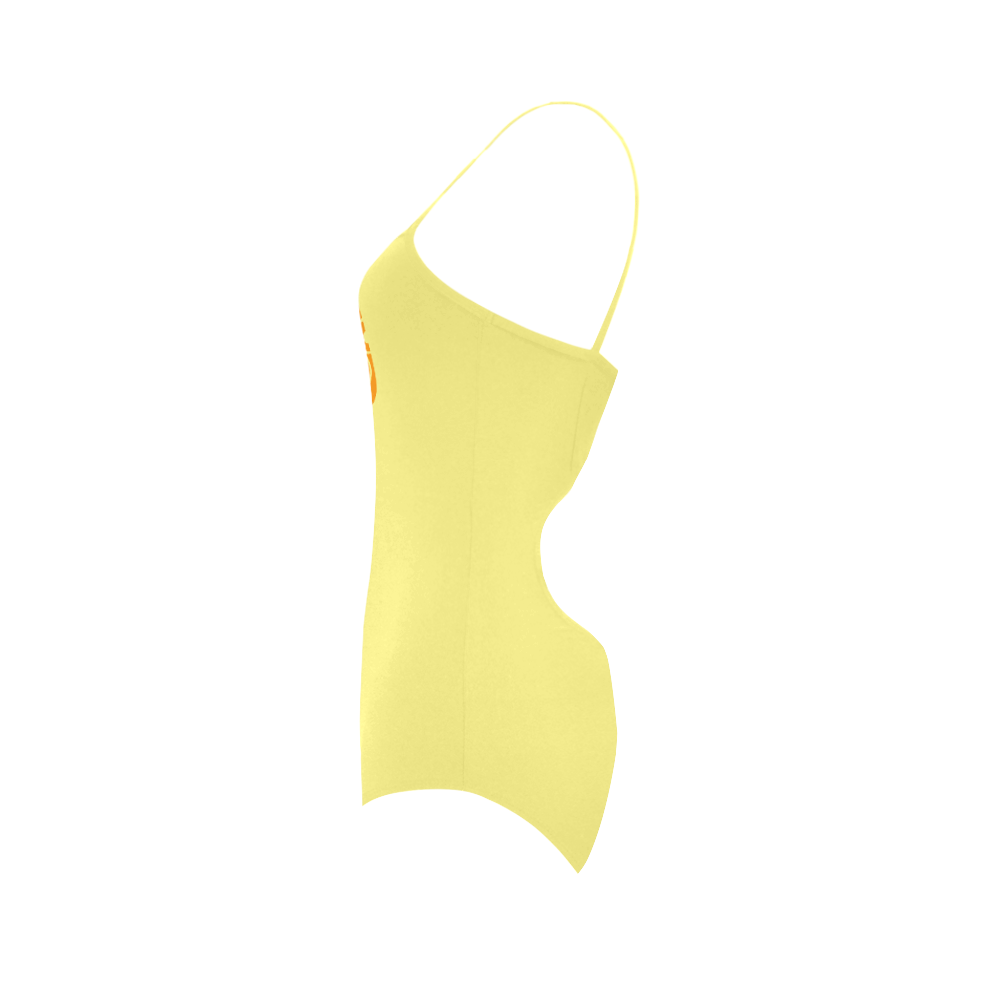 Orange Butterfly VAS2 Strap Swimsuit ( Model S05)