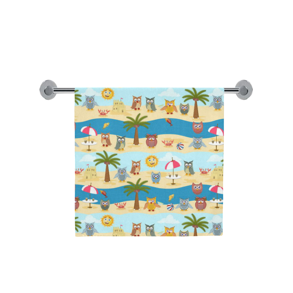 summer owls Bath Towel 30"x56"