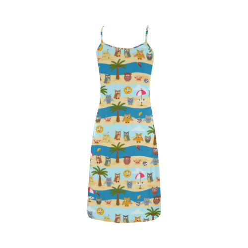 summer owls Alcestis Slip Dress (Model D05)