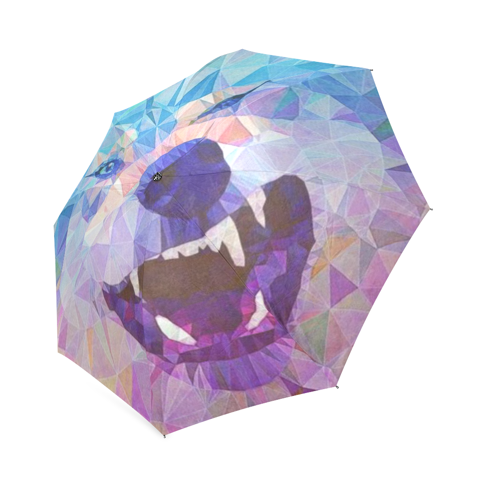 abstract wolf Foldable Umbrella (Model U01)