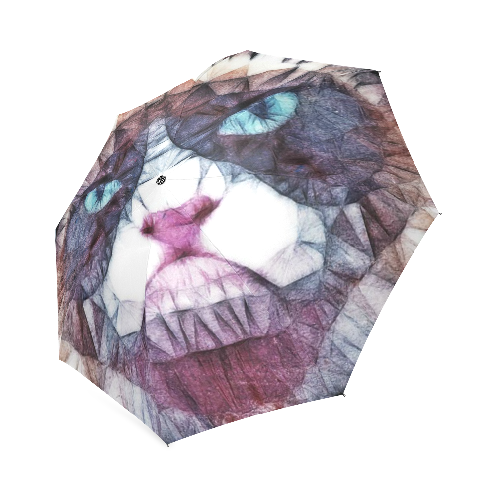 grouchy cat Foldable Umbrella (Model U01)