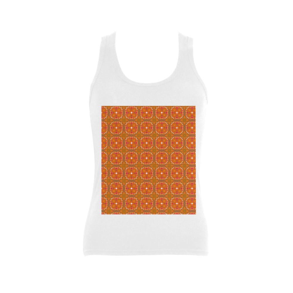 Gingerbread Houses, Cookies, Apple Cider Abstract Women's Shoulder-Free Tank Top (Model T35)