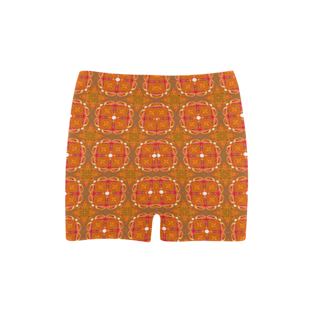 Gingerbread Houses, Cookies, Apple Cider Abstract Briseis Skinny Shorts (Model L04)