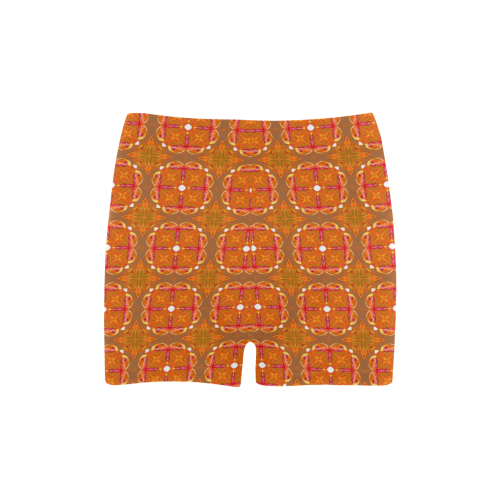 Gingerbread Houses, Cookies, Apple Cider Abstract Briseis Skinny Shorts (Model L04)