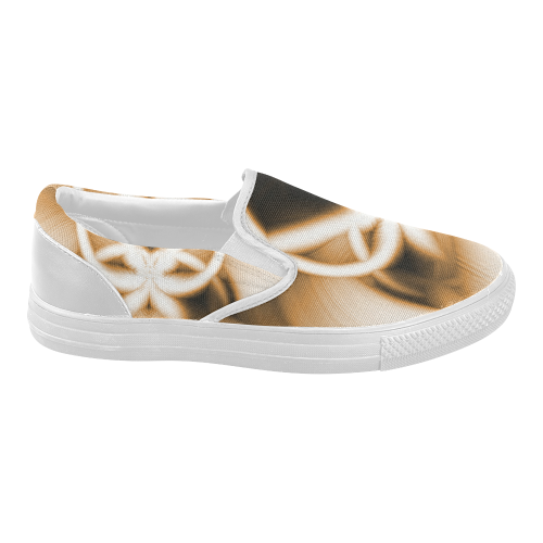 In To The Cave Women's Slip-on Canvas Shoes (Model 019)