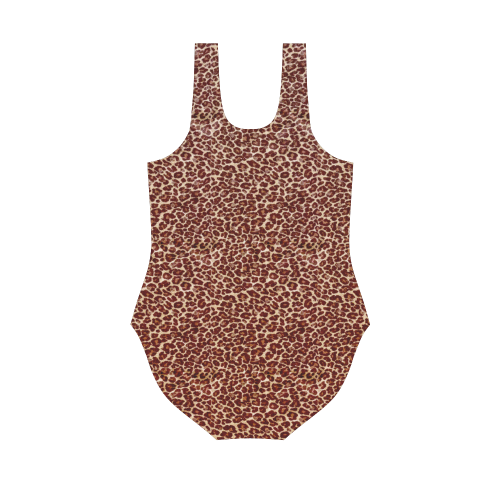 Leopard Vest One Piece Swimsuit (Model S04)