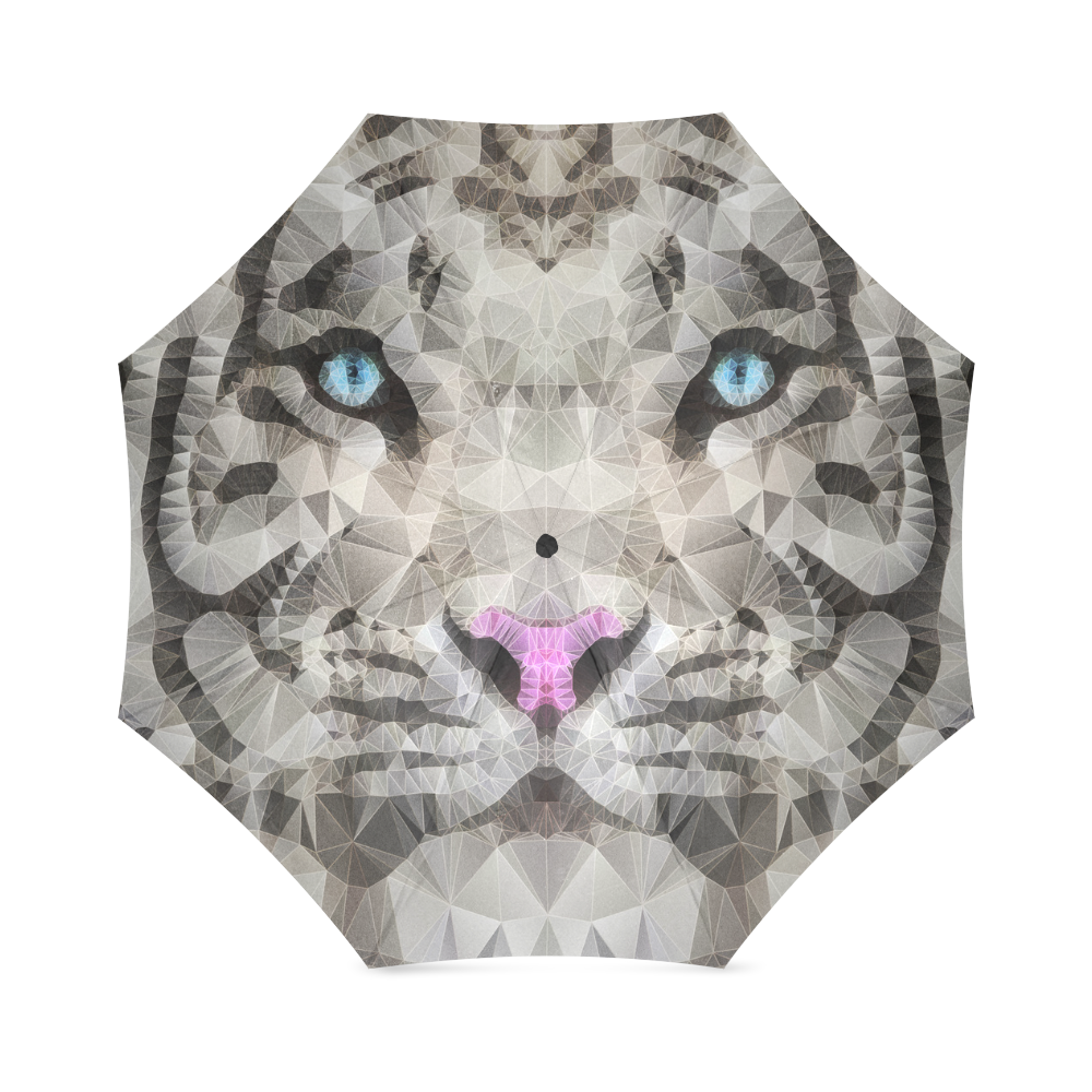 white tiger Foldable Umbrella (Model U01)