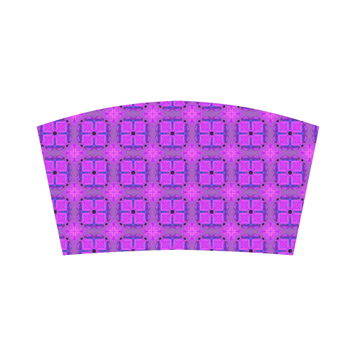 Abstract Dancing Diamonds Purple Violet Bandeau Top