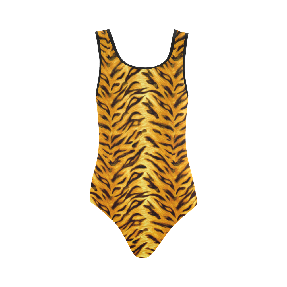 Tiger Vest One Piece Swimsuit (Model S04)