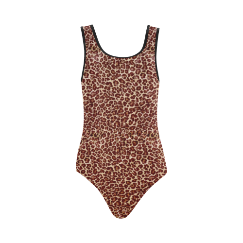 Leopard Vest One Piece Swimsuit (Model S04)