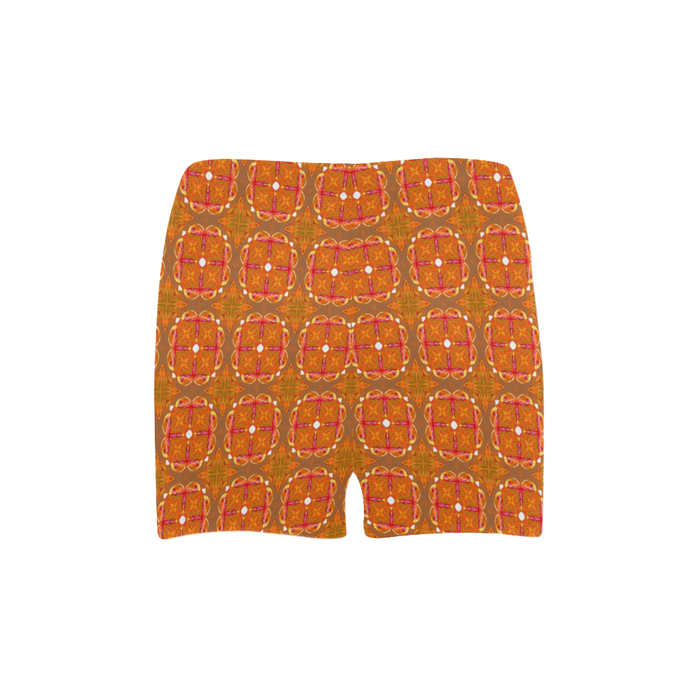 Gingerbread Houses, Cookies, Apple Cider Abstract Briseis Skinny Shorts (Model L04)