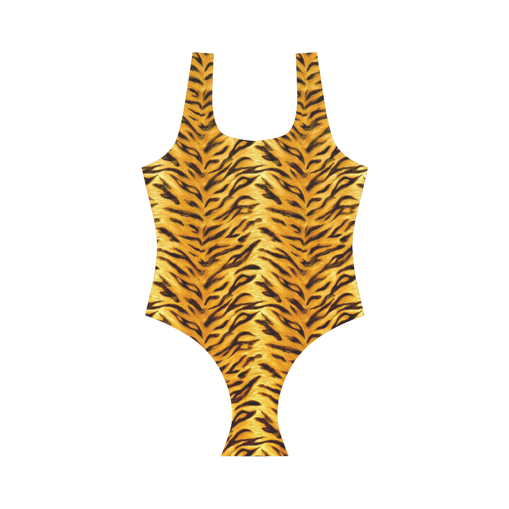 Tiger Vest One Piece Swimsuit (Model S04)