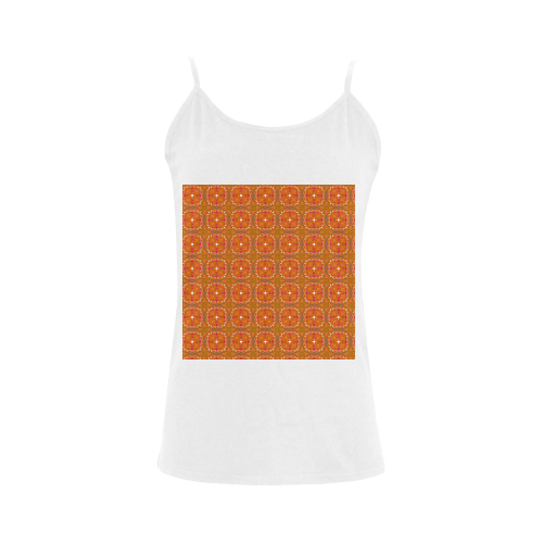 Gingerbread Houses, Cookies, Apple Cider Abstract Women's Spaghetti Top (USA Size) (Model T34)