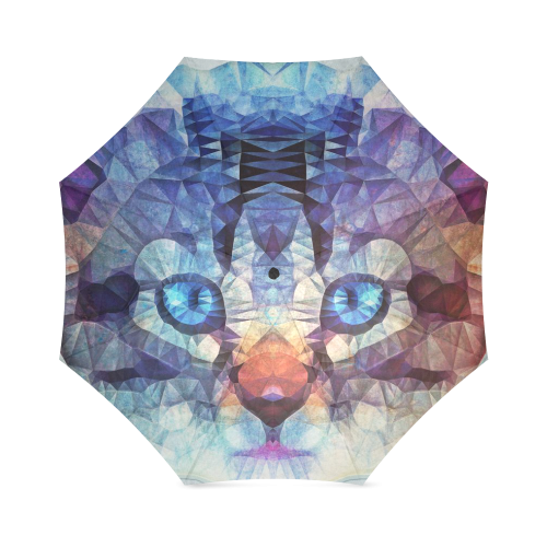 abstract kitten Foldable Umbrella (Model U01)