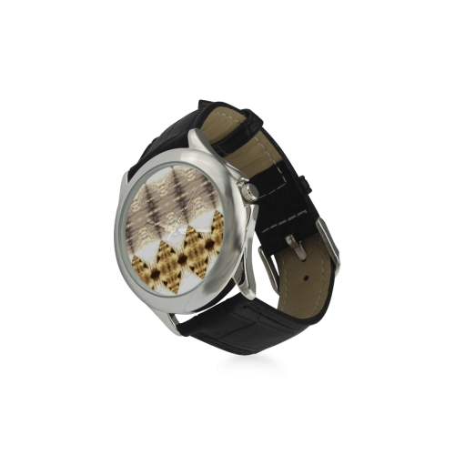 Hearts Women's Classic Leather Strap Watch(Model 203)