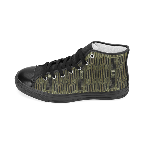 MothersHeart Stomp Women's Classic High Top Canvas Shoes (Model 017)