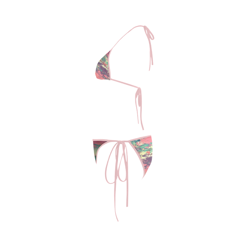 pink sunset Custom Bikini Swimsuit ID D226218