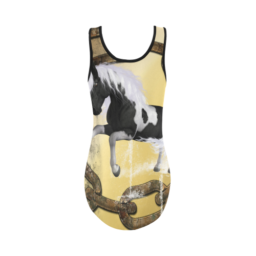 Wonderful horse Vest One Piece Swimsuit (Model S04)