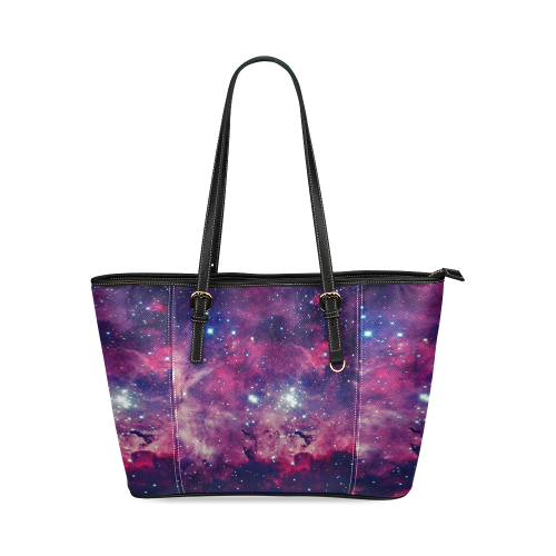 Galaxy Leather Tote Bag/Small (Model 1640)