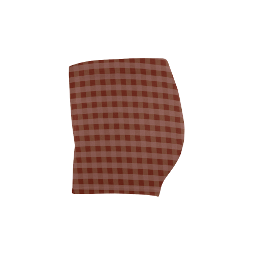 Brown Checker VAS2 Briseis Skinny Shorts (Model L04)
