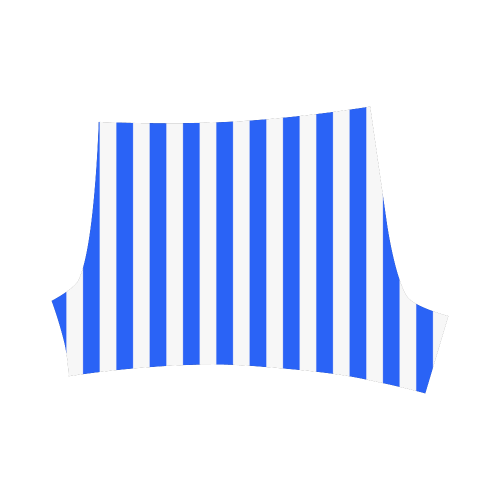 Blue & White Stripes VAS2 Briseis Skinny Shorts (Model L04)