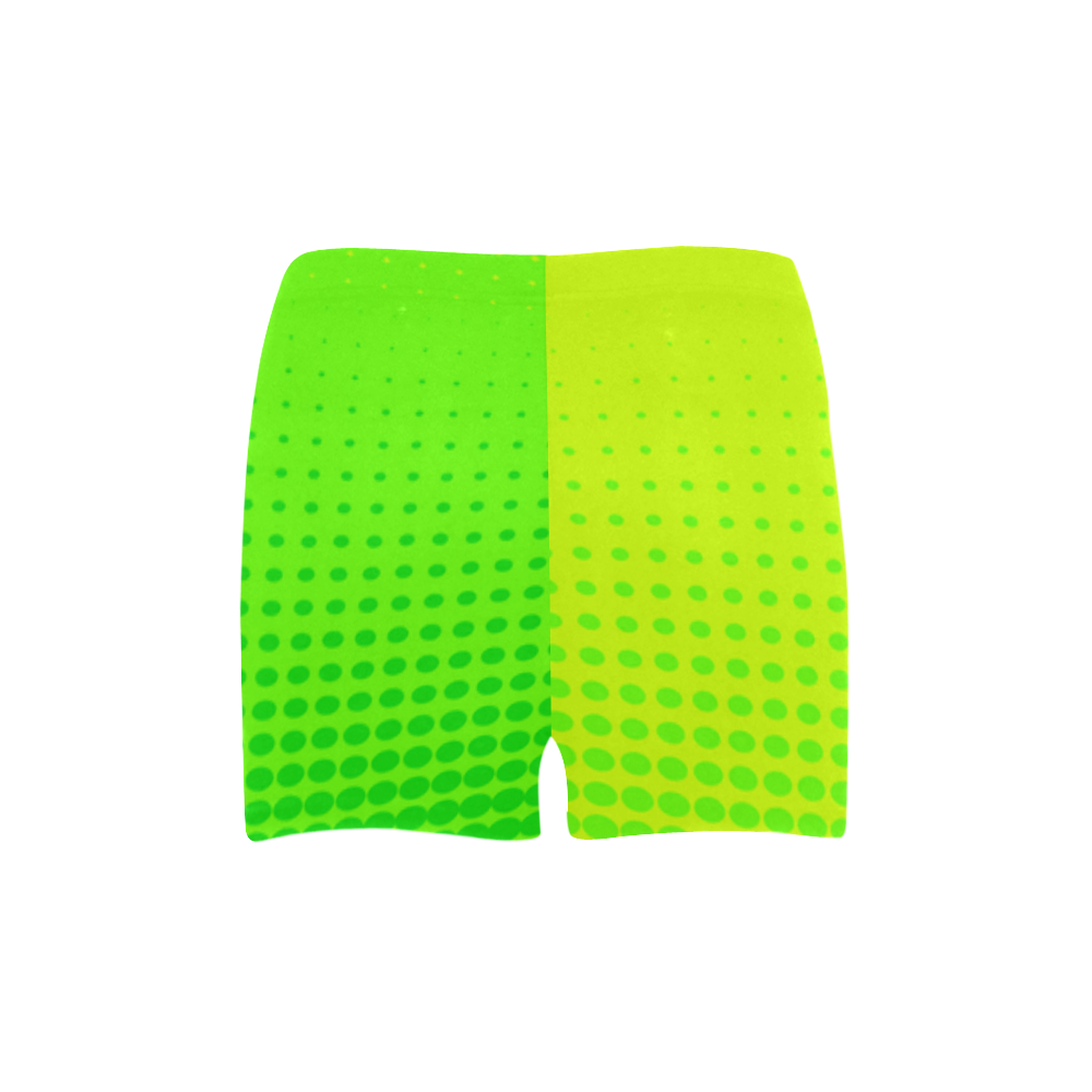 Halftone Lime and Apple Green VAS2 Briseis Skinny Shorts (Model L04)