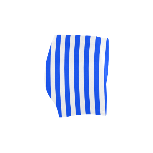 Blue & White Stripes VAS2 Briseis Skinny Shorts (Model L04)