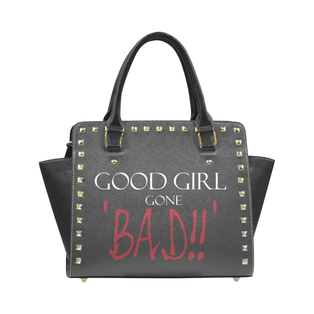 Good girl gone bad VAS2 Rivet Shoulder Handbag (Model 1645)