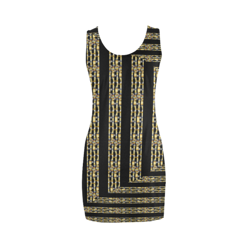 Pharaoh Inspired Stripes Medea Vest Dress (Model D06)