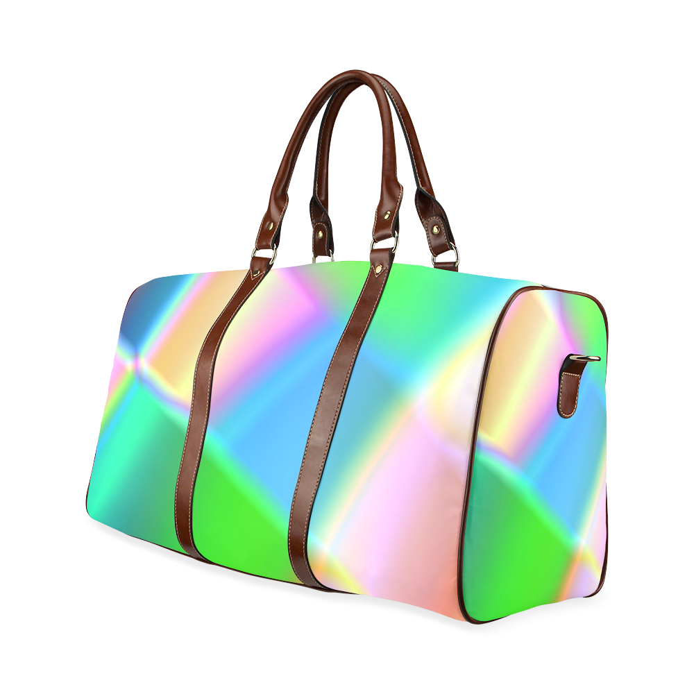 rainbow light Waterproof Travel Bag/Small (Model 1639)