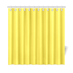 Buttercup Color Accent Shower Curtain 72"x72"