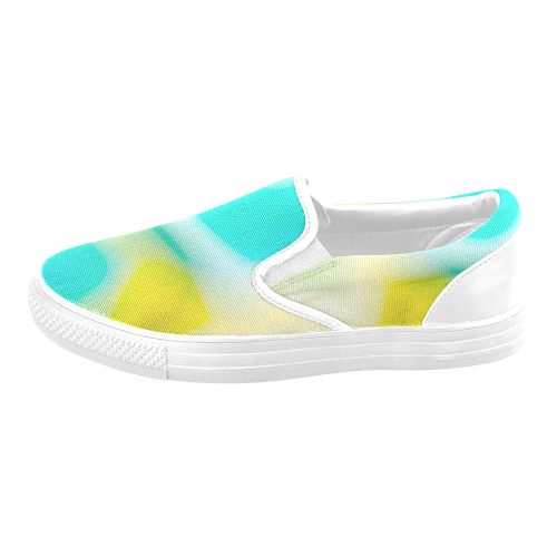 Sun and sea Women's Unusual Slip-on Canvas Shoes (Model 019)