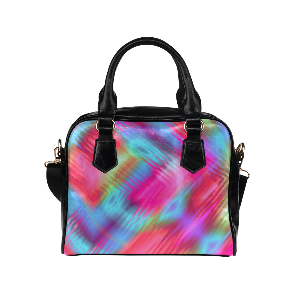 rainbow geometry 7 Shoulder Handbag (Model 1634)
