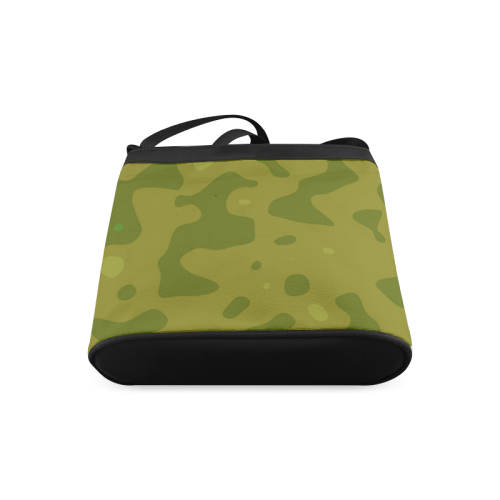 Green abstract Crossbody Bags (Model 1613)