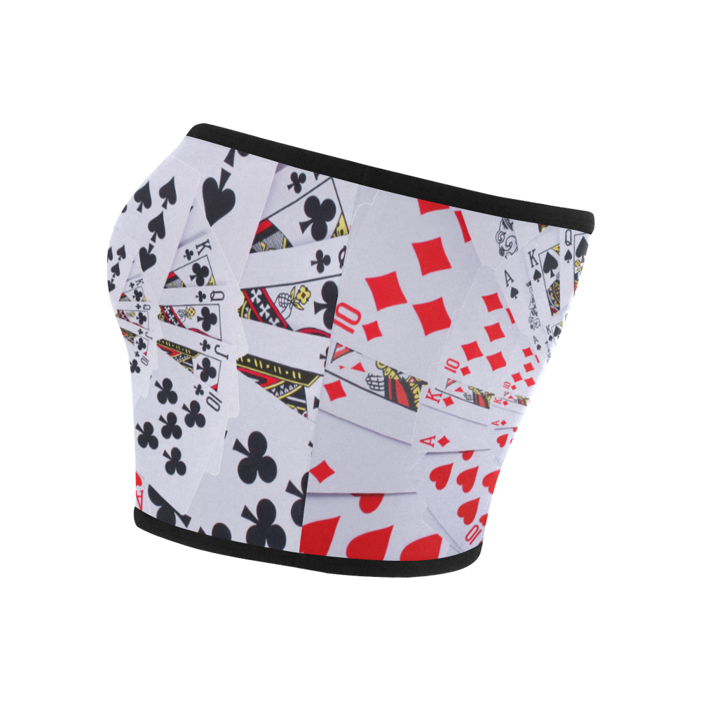 Casino Poker Royal Flush Spiral Droste Bandeau Top