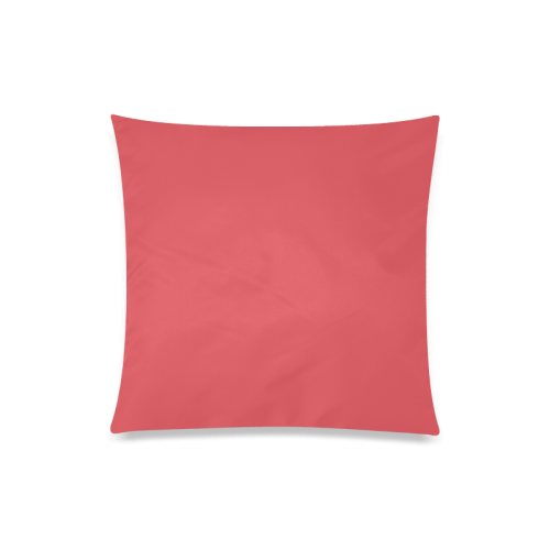 Cayenne Color Accent Custom Zippered Pillow Case 20"x20"(Twin Sides)