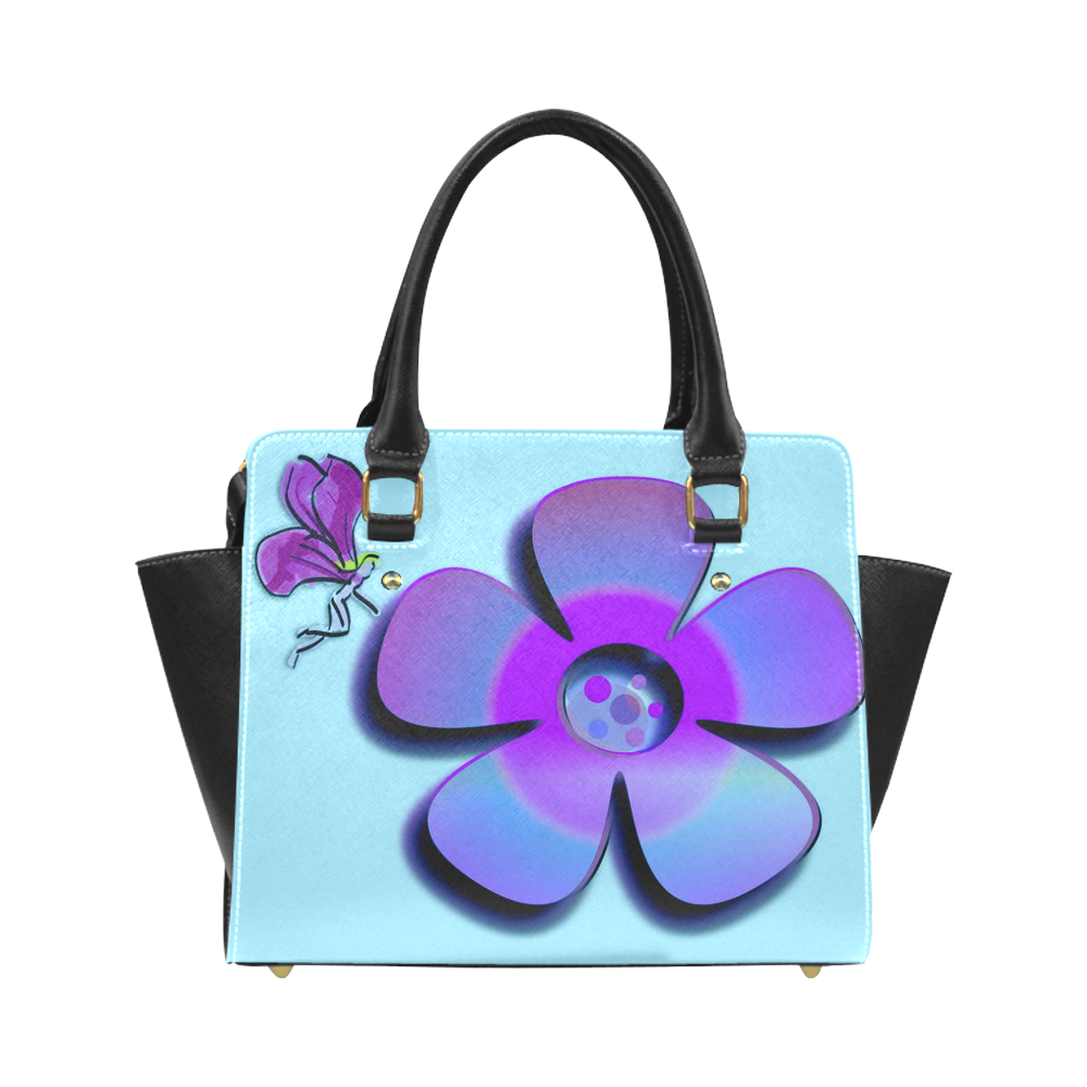 Fairy Flower Classic Shoulder Handbag (Model 1653)