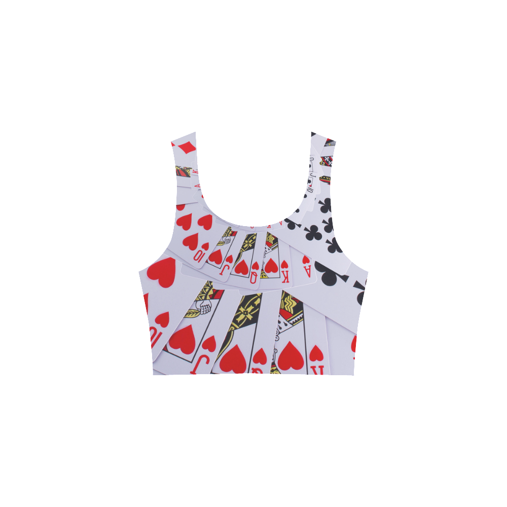 Casino Poker Royal Flush Spiral Droste Atalanta Sundress (Model D04)