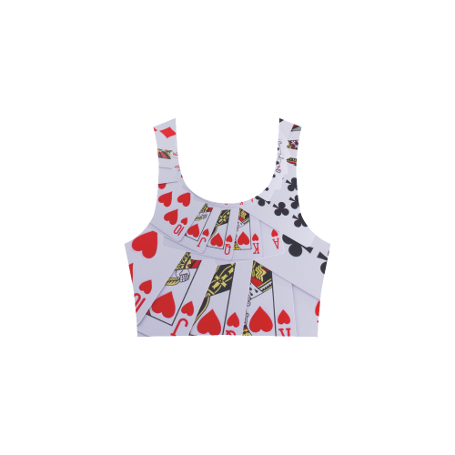 Casino Poker Royal Flush Spiral Droste Atalanta Sundress (Model D04)