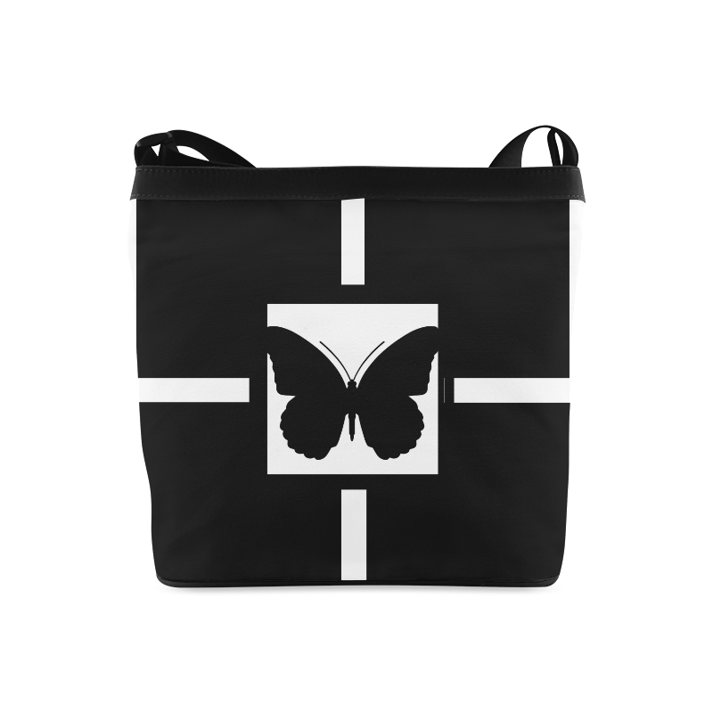 Butterfly Squares Crossbody Bags (Model 1613)