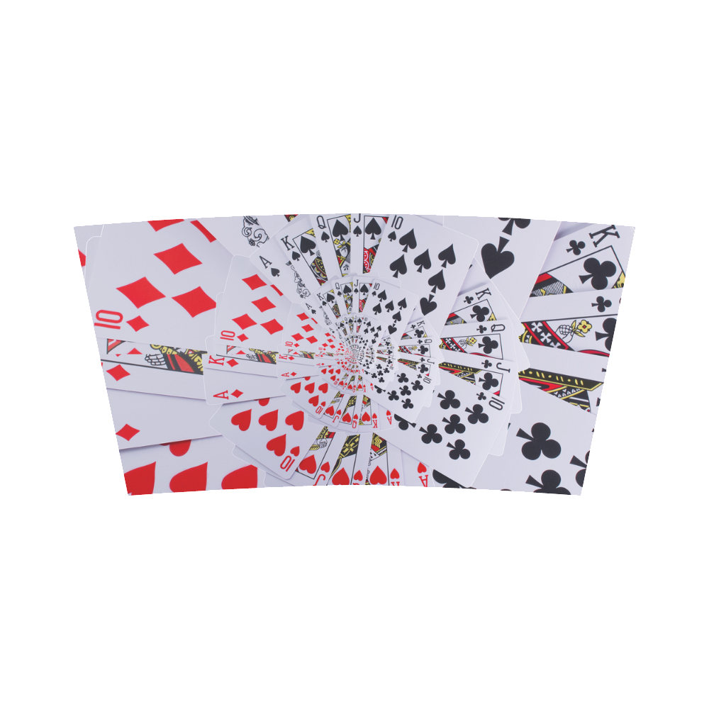 Casino Poker Royal Flush Spiral Droste Bandeau Top