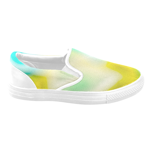 Sun and sea Women's Unusual Slip-on Canvas Shoes (Model 019)