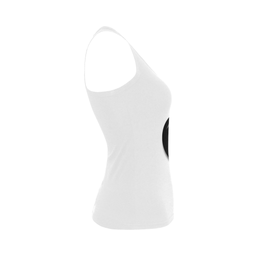 Yin Yang Reflection Women's Shoulder-Free Tank Top (Model T35)
