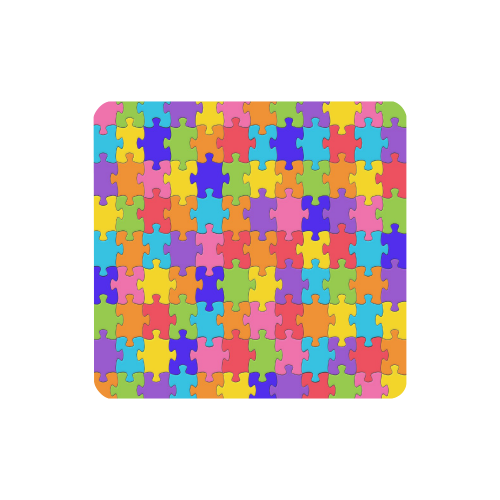 Multicolored Jigsaw Puzzle Women's Clutch Wallet (Model 1637)