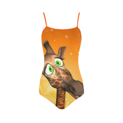 Funny giraffe Strap Swimsuit ( Model S05)