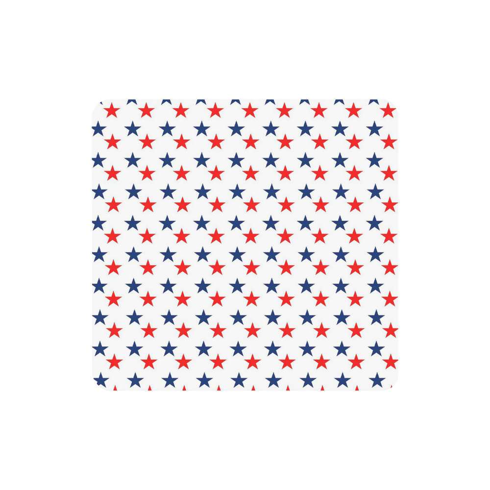 Patriotic Navy Blue Red Stars Women's Clutch Wallet (Model 1637)